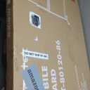 Maxtek Rolling White Board on Wheels 48x32 inch Double Side Magnetic Dry Erase Board with Stand, Aluminum Frame Easel Mobile Standing Whiteboard for Office, Classroom & Home (Silver)