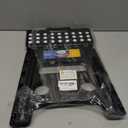 Korpai 13" Folding Step Stool for Adults and Kids Holds Up to 300 lbs,Non-Slip Folding Stools with Portable Handle, Compact Plastic Foldable Step Stool for Bathroom,Bedroom, Kitchen,Black,1PC