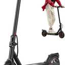 iScooter 350W Electric Scooter for Adults, Foldable E-Scooter for Commuting Cruise control, Smart App, dual braking, LED lights, and easy folding for daily commuting, campus travel and city rides, 21"L x 6"W x 43"H, 3 Modes: 6/12/18mph