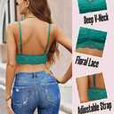 Avidlove Lace Bralettes for Women Spaghetti Adjustable Strap Tank Camisole No Underwire Crop Top