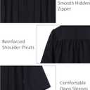 Newrara Unisex Premium Matte Graduation Gown Only Size 60"