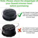 DWO1DT995 Replacement Trimmer Head Cap Spring and Base Compatible with Dewalt Cordless String Trimmer Models: DCST920 DCST925 DCST922 DCST970 DCST990,Replacement Cover Spring & Base Part