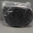 20Pcs Trampoline Replacement Bungee Cords, Black Elastic Trampoline Ropes with Mounting Tool for Repair, Safety Round Trampoline Repair Kit Universal Fit for Most Trampolines