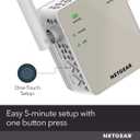 NETGEAR WiFi Range Extender (EX6120) - Add up to 1,500 sq. ft., 25 Devices - AC1200 Dual Band Wireless Signal Extender (Up to 1.2 Gbps Speed), Compact Wall Plug Design Free Expert Help