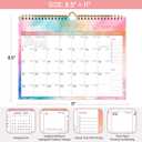 3 x Lbylyhxc 2026 Calendar - Use Now to December 2026 -18 Monthly Wall Calendar 2026, 11 x 8.5 Inches.Thick Paper with Julian Dates and Block for New Year and Christmas Presents (Wall Calendar 2025-2026 Colorful)