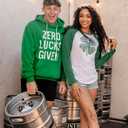 Tipsy Elves St. Patrick's Day Long-Sleeved Shirts for Women (White, S)