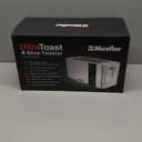 Mueller UltraToast Full Stainless Steel Toaster 4 Slice, Long Extra-Wide Slots for Bagels and Waffles, 6 Browning Levels, LED Display, Cancel/Defrost/Reheat Functions & Removable Tray, Kitchen Gadgets