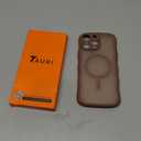 CAPRARO for iPhone 16 Pro Max Case for Women Girls, Upgraded [Full Camera Protection] [Compatible with MagSafe] Cute Wave Translucent Matte Phone Case for iPhone 16 Pro Max, Brown