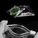 50 Self Seal PVC Pack Zipper Lock Bags,Clear Jewelry Anti Oxidation Bag Clarity Tarnish Prevention,Small Sealed Bag,Resealable packaging or Storage of Jewelry, Earrings and Rings (13x13cm/5x5inch)
