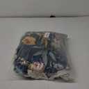 Boho Floral Curtains French Country Farmhouse Curtains 96 Inches Long Light Filtering Window Rod Pocket Drapes for Living Room 2 Panels-Navy Blue Floral