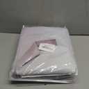 Estelar Textiler Purple and Greyish White Ombre Blackout Curtains 84 Inches Long, Full Room Darkening Grommet Curtains for Bedroom, Thermal Insulated Blackout Drapes for Living Room, 52Wx84L, 2 Panels