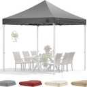 Replacement Canopy Top for Pop Up Canopy Tent,Heavy Duty 600D Oxford Fabric Outdoor Tent Cover (Gray,10x10 TOP ONLY)