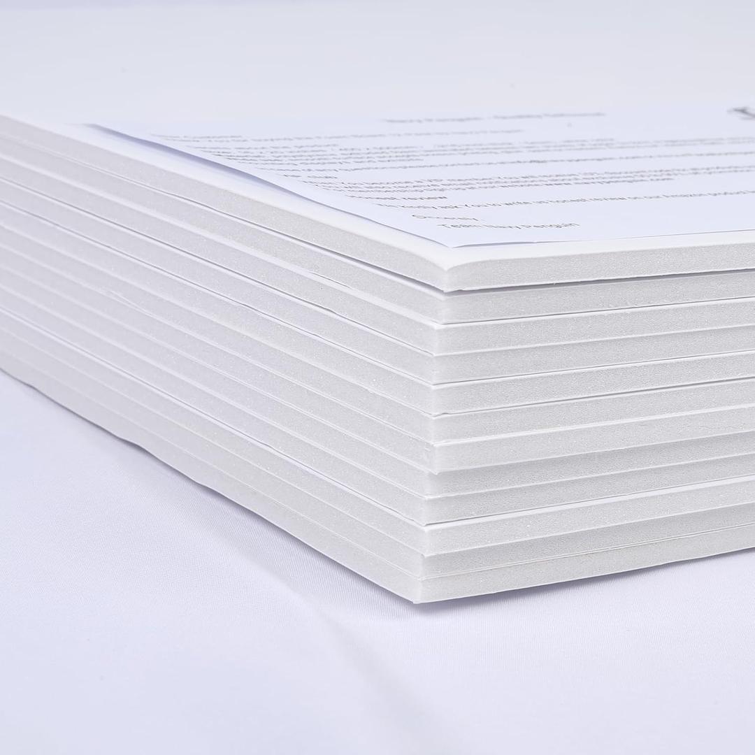 12 Pack White Foam Board with Hard Paper Outer, 16"x 24"x3/16" Foam Board for Project, Acid Free Foam Core Baking Board Sign Board Poster Board for Presentation & Display, Project & Art Works