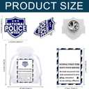 Huquary 50 Sets National Police Week Gifts Police Badges Pins Bulk Polices Retirement Graduation Party Favors Honor The Men and Women of Law Enforcement