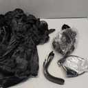 Black Costume Dress For Girls Kids Cosplay Dress Up Halloween Outfit Christmas Costumes Party (4-5 Years)