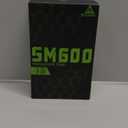 SOLAKAKA SM600 Honeycomb Shell Gaming Mouse Wireless,Tri-Modes BT/2.4G Wireless/Type-C Wired Gamer Mouse with 2 Side Buttons, Macro Programmable and RGB Light for PC/Mac/Laptop,Black