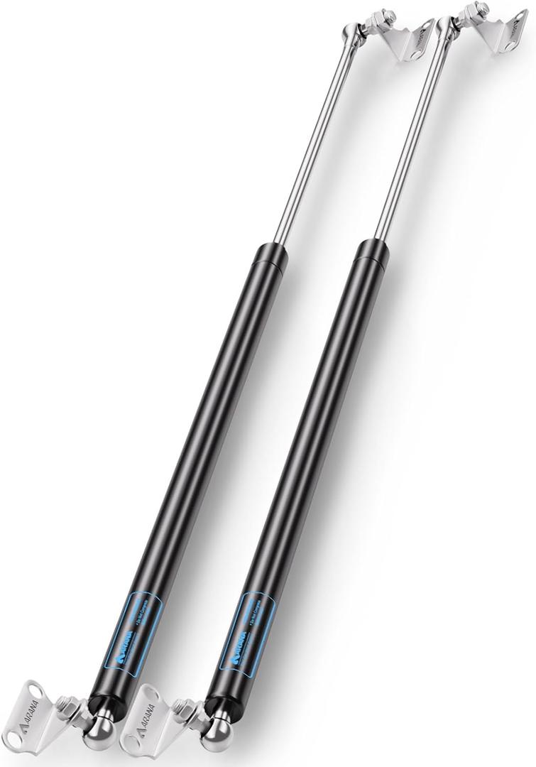 ARANA Gas Struts 36 inch 35lb with Brackets (2 Pack) - Light Duty Lift Support for Camper Door & Storage Box Lid - Hydraulic Spring Shocks for Cabinet Door, Bench Lid, Boat Hatch