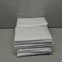 8 Pack White Round Tablecloth 120 Inch White Table Cloth Stain and Wrinkle Resistant Reusable and Washable Polyester Fabric Table Covers for Buffet Wedding Party and Banquet