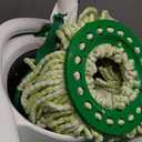 Libman Tornado Spin Mop System, Spinning Floor Mopping and Bucket with Wringer Set for Home, Hardwood, Laminate, Tile Cleaning, Includes 1 Machine Washable Replacement Head Refills (2 Total)