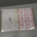 2 x 2 Pcs Pink Bow Spiral Notebook, Coquette Preppy Spiral Notebook for Women Friends Girls, 160 Pages Trendy Hardcover Journaling Notebooks for Business Writing Travel Home Office Aesthetic Notebooks