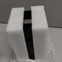 Disposable Coffee Cup Dispenser with Handles, Countertop or Wall Mount Hot/Cold Drink Cup and Lid Holder - Bathroom/Kitchen/Office Acrylic Cup Lid Storage Organizer (1 Compartment, Black)