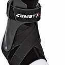 Zamst A2-DX Sports Ankle Brace with Protective Guards For High Ankle Sprains and Chronic Ankle Instability-for Basketball, Volleyball, Lacrosse, Football-Black, Size, Right and Left Specific