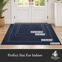 Dirt Trapper Door Mat 32"x 48", Non-Slip Entryway Rugs, Navy Blue
Washable Doormat, Stain Resistant and Absorbent Welcome Mat, Low Profile Floor Mats for Front Back and Entrance