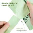 AYOTEE Compostable Trash Bags 8 Gallon Trash Bags with Handle, 30 Liter, 80 Count Biodegradable Compost Bag 8 Gallon Medium TrashBags, Unscented Medium Compostable Bag for Bathroom Kitchen Home