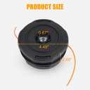 RANSOTO AH1531 Trimmer Head Replacement Rapid Reload Plus (Anti-Clockwise) Compatible with EGO Power+ STA1500 BC3800E ST1530 ST1530E ST1534 MST1501 MHC1502 15'' String Trimmer (3 Packs)