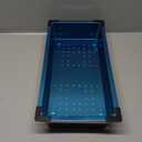 LemonRoad 8.27 x 16.93 Inch Stainless Steel Colander for Kitchen, Thickened over the Sink Colander Sink Strainer Basket, Kitchen Supply for Washing Drain Vegetable Fruits Dishes