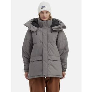 NOMADIKA Oversize Waterproof Ski Jacket Thick Snow Coats with Detachable Hood Warm Winter Skiing Snowboard Jackets Parka for Women Men(XL, Dark Grey)