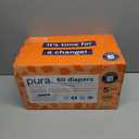 Pura Size 5 Eco-Friendly Diapers (24-35 lbs) Totally Chlorine Free (TCF) Hypoallergenic, Soft Organic Cotton, up to 12 Hours Leak Protection, Allergy UK, 3 Packs of 20 (60 Count)