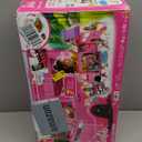 Barbie Dream Camper New for 2025 Playset with Roof Tent, Swing Chair, Fishing Pond, BBQ Grill with Color-Change Feature & 60+ Accessories Including Dough