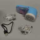 Fabric Shaver, Electric Lint Remover with 3 Replacement 6-Leaf Blades, USB Rechargeable Sweater Shaver, Lint Shaver, Cordless Clothes Shaver Pilling Remover, Fabric Defuzzer for Clothing, Furniture