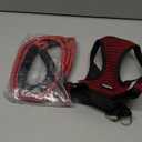 Dog Harness Step-in Breathable Puppy Cat Dog Vest Harnesses for Small Medium Dogs (Medium (Chest 13.5''-16.5'', Weight 10-15 lb), Red)