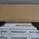 Furnulem White Tall Dresser for Bedroom,Vertical Storage Tower Unit and End Table with 6 Fabric Drawers, Nightstand Furniture with Drawer Organizer in Living Room,Closet,Entryway,Hallyway