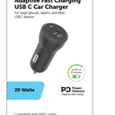 CELL CANDY Adaptive Fast Charging USB C Car Charger 20 Watts