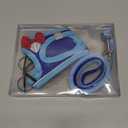 NCMAMA Cat Vest Harness and Leash Set for Walking Escape Proof, Adjustable Kitten Harness Breathable Mesh with Reflective Strips Harness for Kitty Puppy Bunny (Blue, XS)