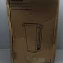 Rubbermaid Commercial Products Slim Jim Trash/Garbage Can with Venting Channels, 23-Gallon, Red, for Kitchen/Office/Workspace