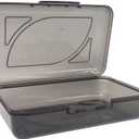 Cra-Z-Art Stackable Pencil Box Organizer, Durable Plastic with Snap-Tight Lid - Black