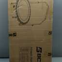 BCAN Adult Mini Trampoline, 40" Fitness Trampoline with Bungees, U Shape Adjustable Foam Handle, Stable & Quiet, Indoor Outdoor Workout-Green