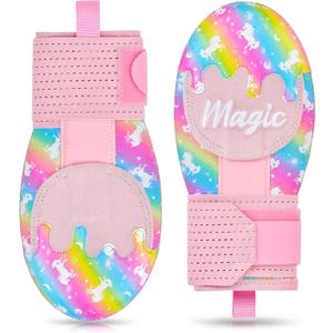 Sliding Mitt, Baseball Sliding Mitt for Youth Girls, Baseball Softball Sliding Glove with Elastic Compression Strap, Universal Right or Left Hand