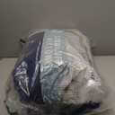 Queen Size Down Comforter - All Season Ultra Soft Goose Down & Feather Fiber Fill, Luxury Hotel Dark Gray Duvet Insert with Corner Tabs (88" X 88")