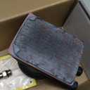 Non-Vacuum Orbital Air Sander, Mini Jitterbug Sander 3 in x 4 in 1/8 in Orbit 12,000 Max OPM with 1 Extra Hook-Loop Pad (3 x 4 in)