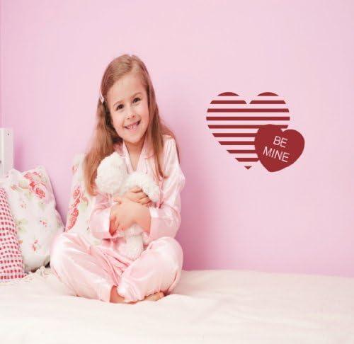 Design With Vinyl Home Wall Decals - Be Mine Maternal Passionate Removable Wall Sticker Home Decoration - Size: 29 in x 43 in