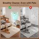 Meowant Air Purifiers for Home Pets, U-Shaped Air Inlet Pet Air Purifier for Home Large Room 2200Ft², H13 HEPA Filter, Washable Pre-Filter, PM2.5 Air Quality Monitor, Air Cleaner for Pet Hair Dander