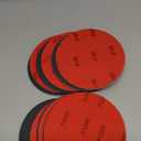 12Pcs 6 Inch Hook and Loop Sanding Sponge Discs 180-3000 Grit Wet Dry Sanding Pads, Foam Sandpaper for Random Orbital Sander, Curved Surface Large-Area Sanding Polishing for Metal Wood Auto