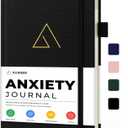 Guided Anxiety Journal for Women & Men  Cognitive Behavioral Therapy (CBT) Journal with Mindfulness Prompts, Anti-Anxiety Techniques, Overthinking & Brain Dump Journals  A Thoughtful Gift for Mental Health & Wellness