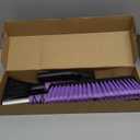 HEEYA 42.2 Inch Ice Scraper and Brush for Car, Snow Brush and Ice Scraper for Windshield Window, Car Snow Scraper with Foam Grip for SUV Truck Jeep Vehicle - Purple