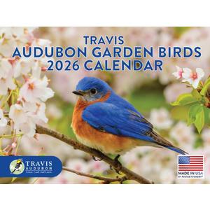 Travis Audubon Garden Bird Calendar 2026 Wall Monthly Birds Gifts For Bird Lovers Women Men | American Made In The USA